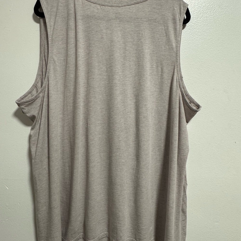 J.Jill Sleeveless Textured Knit Tunic Top Neutral Beige Size 3xl - Picture 6 of 7